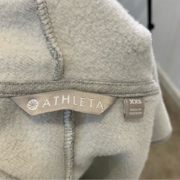 Athleta Prajna open front hoodie/sweater gray XXS - Picture 4 of 11